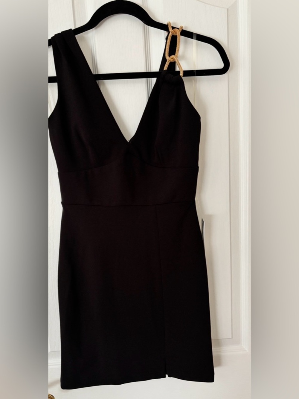 Macy’s Black V-Neck Cocktail Dress